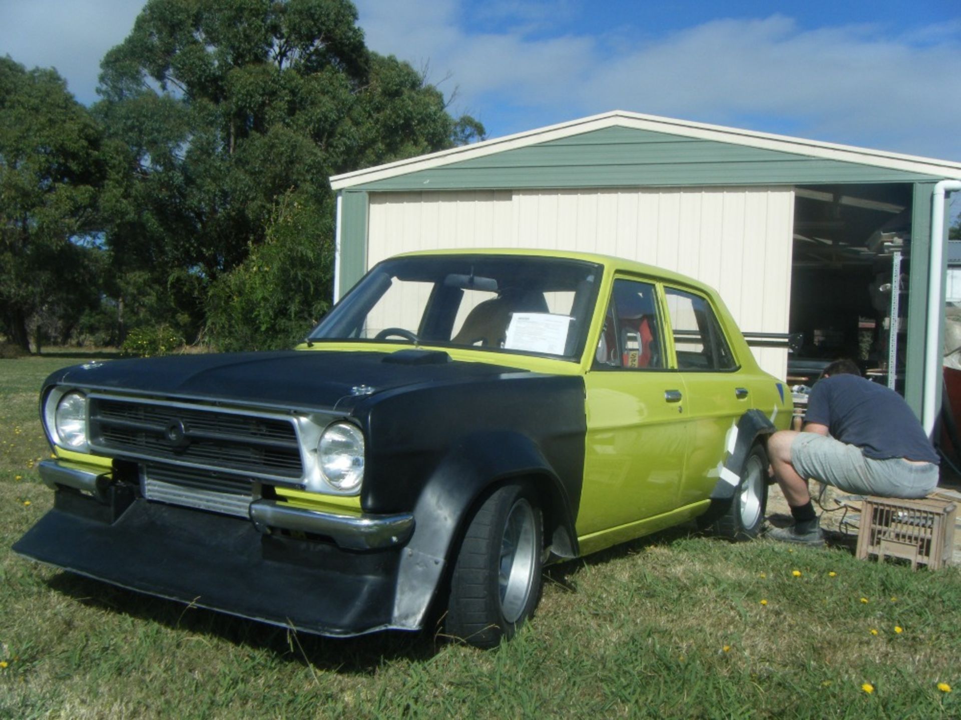 Datsun shop 1200 flares